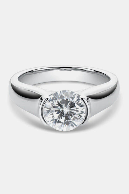 1.5 Carat Moissanite 925 Sterling Silver Ring - Ayida Moissanite