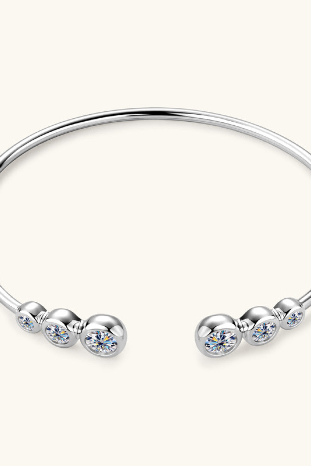 1.8 Carat Moissanite 925 Sterling Silver Bracelet - Ayida Moissanite