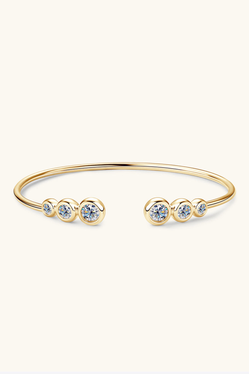 1.8 Carat Moissanite 925 Sterling Silver Bracelet - Ayida Moissanite