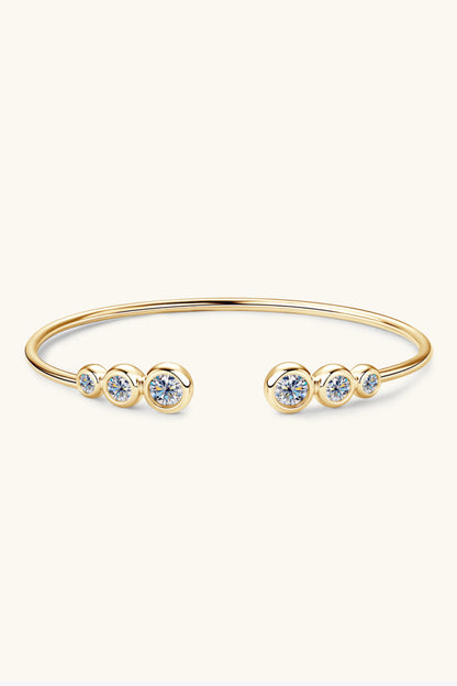 1.8 Carat Moissanite 925 Sterling Silver Bracelet - Ayida Moissanite