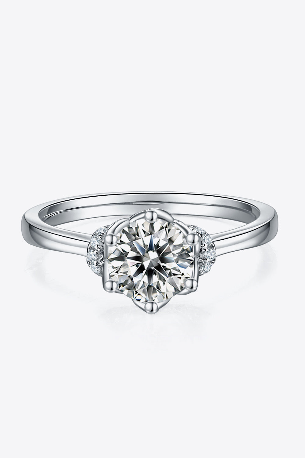 Bague en Moissanite 1 Carat - Argent Sterling 925 - Ayida Moissanite