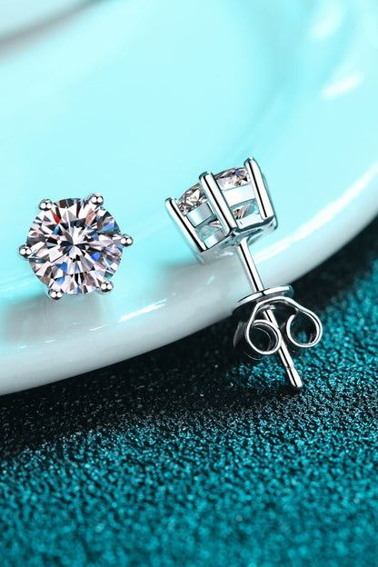 Endless Cheer Moissanite Stud Earrings - Ayida Moissanite